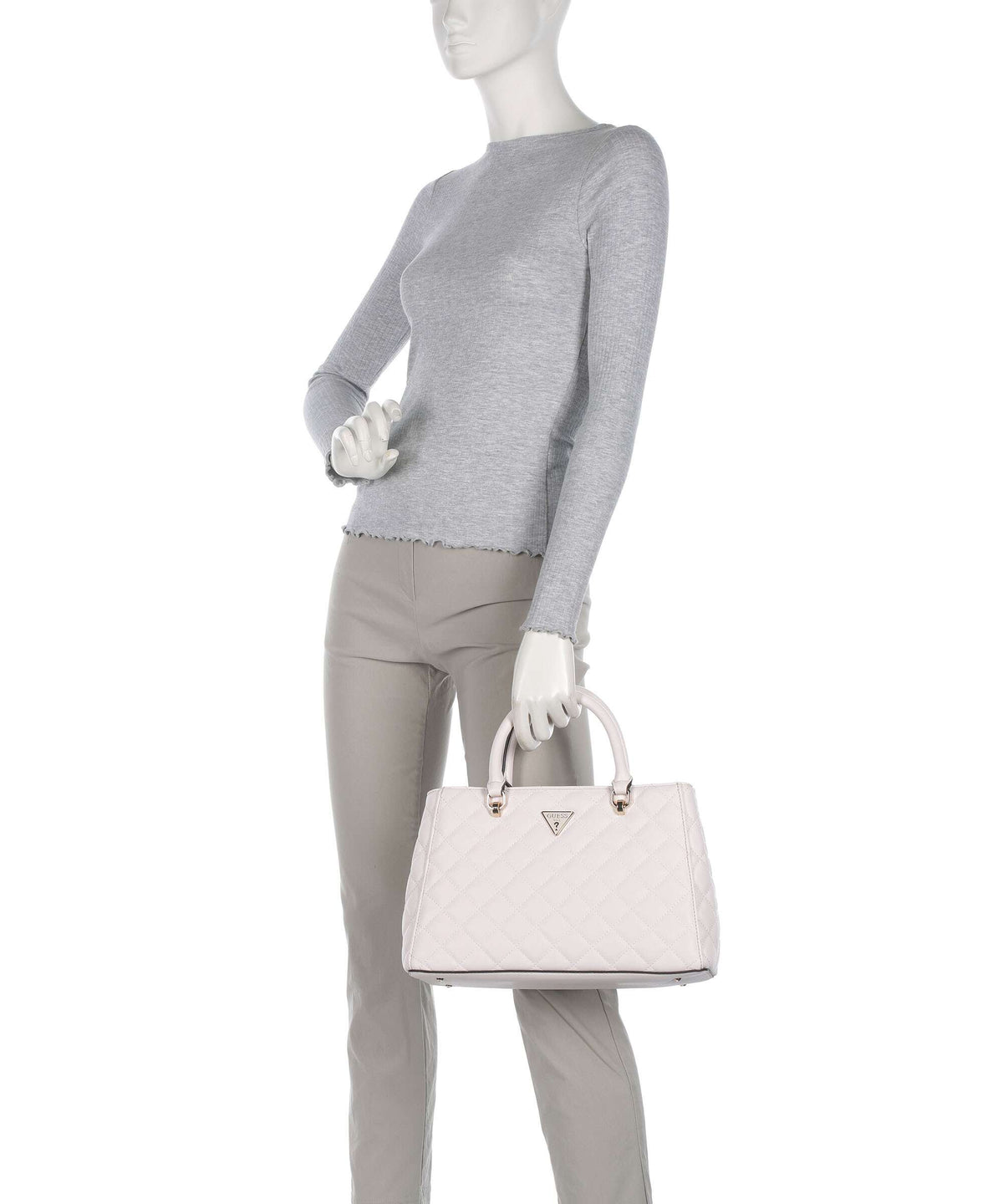 Guess Carly Eco Handbag stone