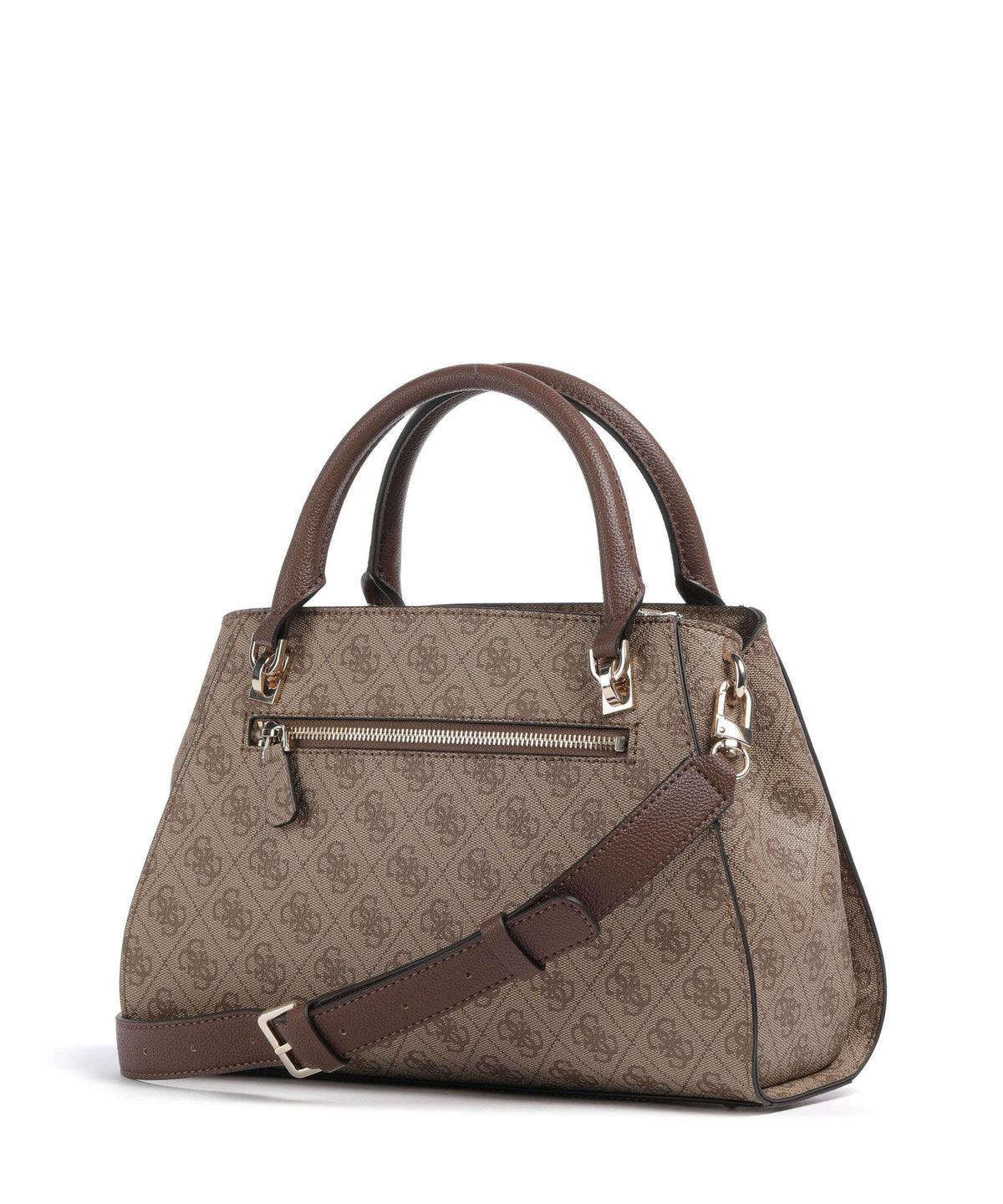 Guess Noelle 4G Basique Logo Handbag latte logo/brown