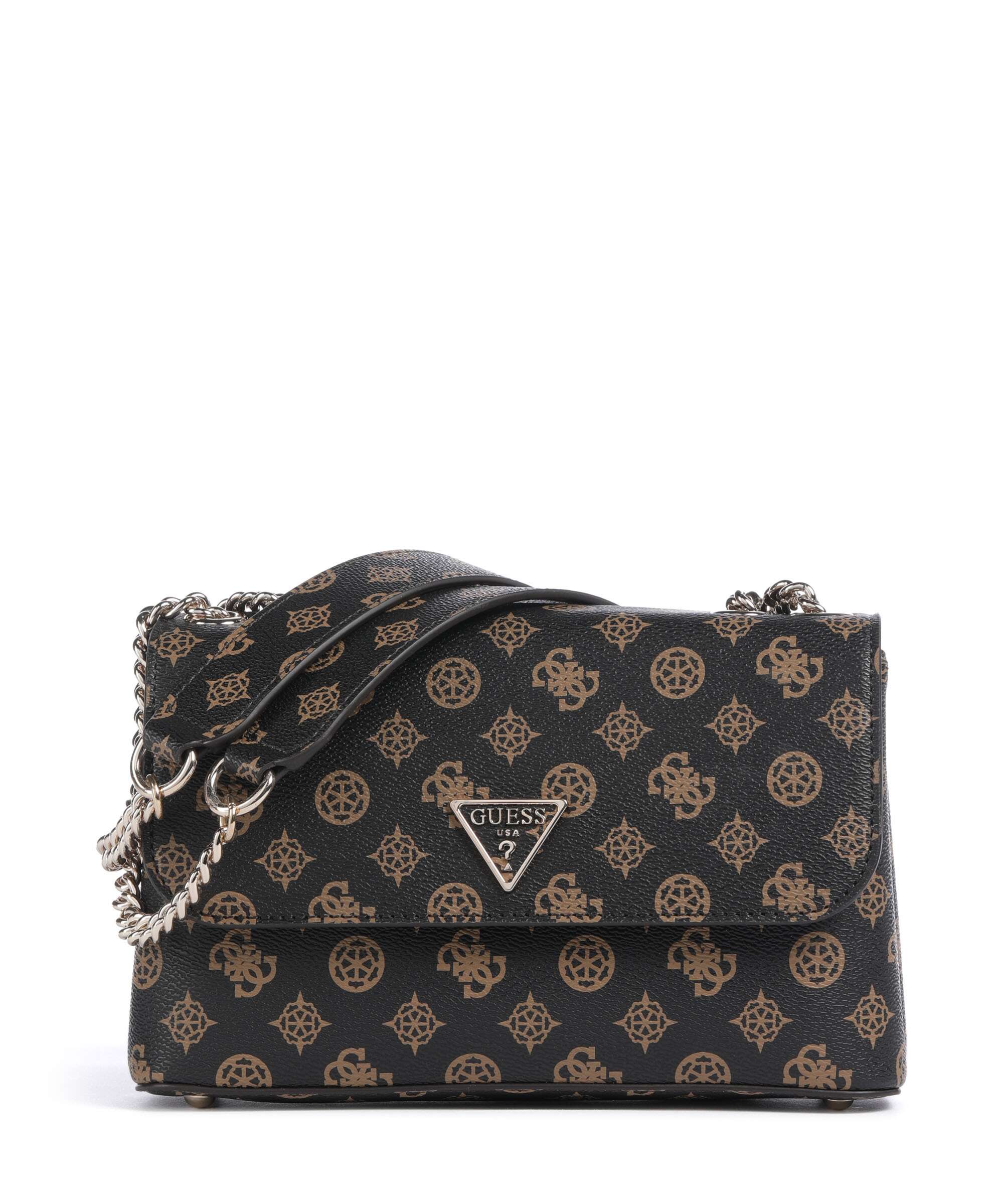 Guess Erica Eco Shoulder bag mocha logo