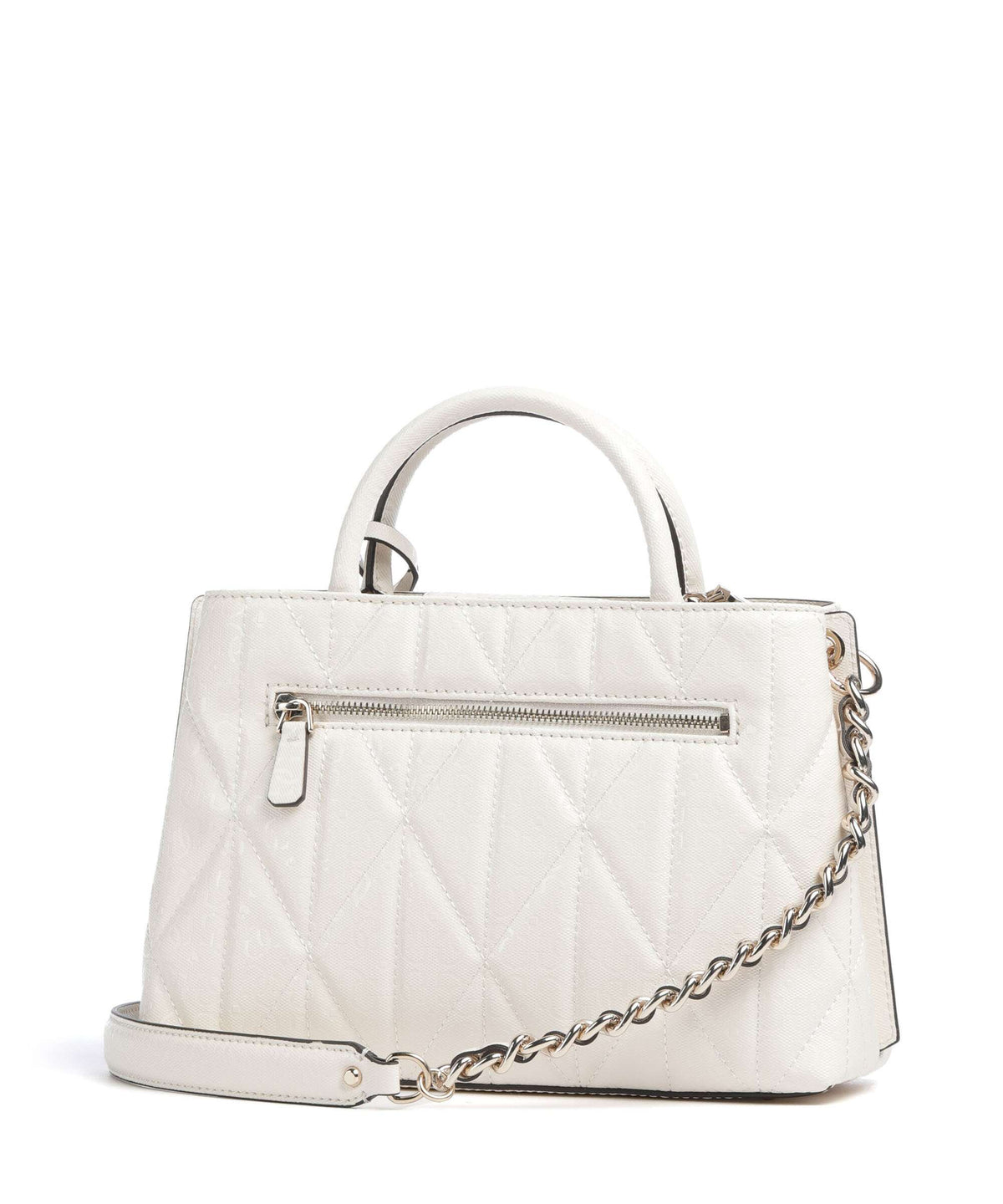 Guess Aldina G-Shine Handbag offwhite
