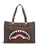 Sprayground Sawtooth Sharks in Paris Cabas brown