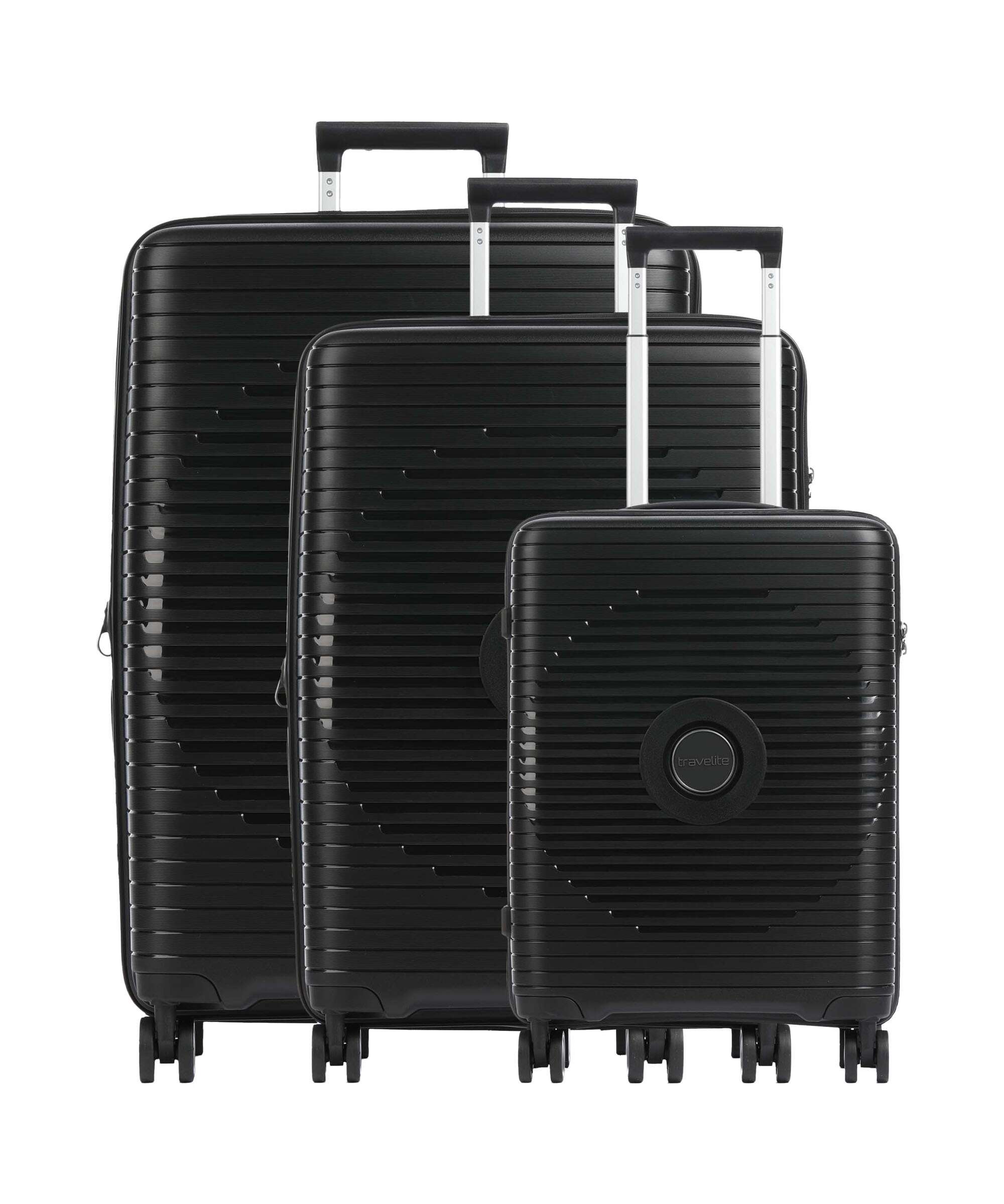 Travelite Orbita Suitcase set (4 wheels) schwarz