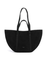 Abro Suede Cosmo Medium Cabas black/nickel