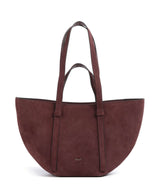 Abro Suede Cosmo Medium Cabas bordeaux