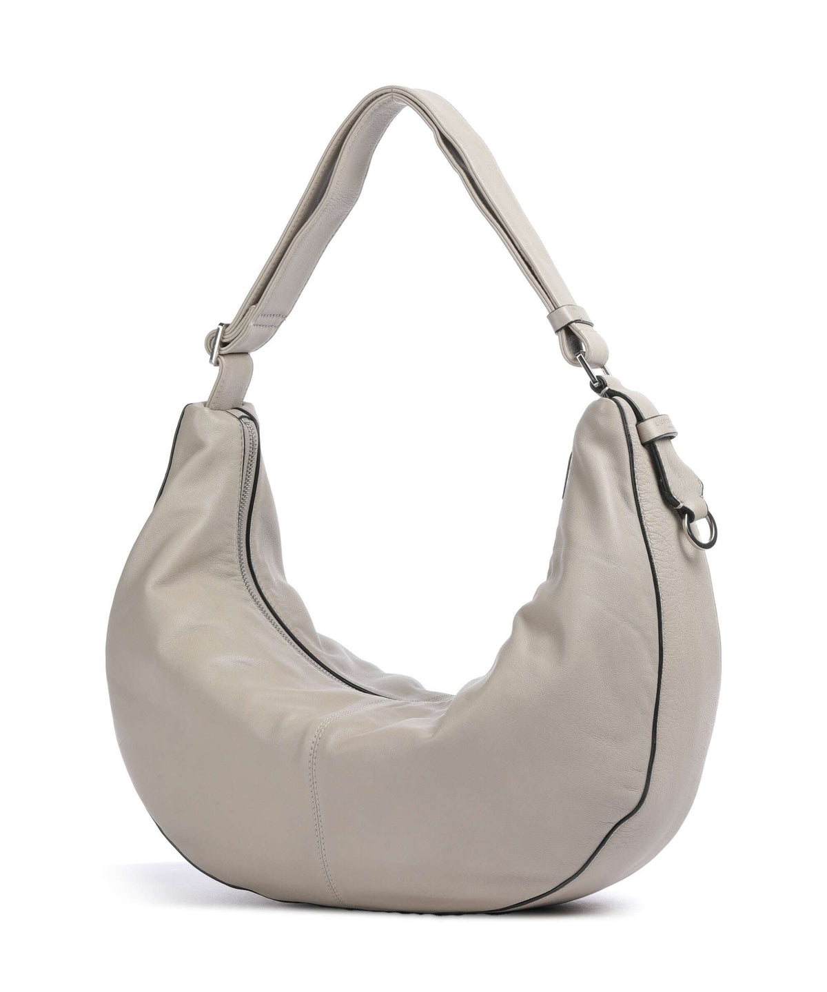 Liebeskind Moon Sheep Natural M Hobo bag steel