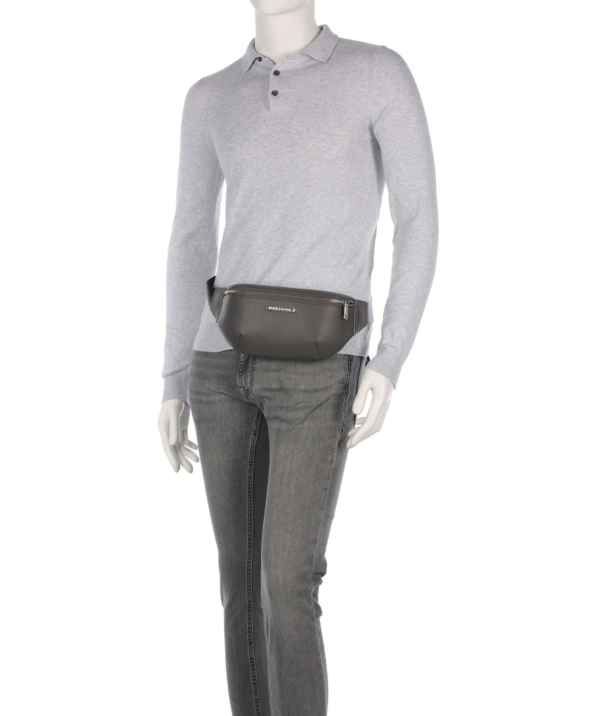 Armani Exchange Okinawa Fanny pack dark gull gray