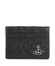 Vivienne Westwood Embossed Nappa Étui à cartes crédit black