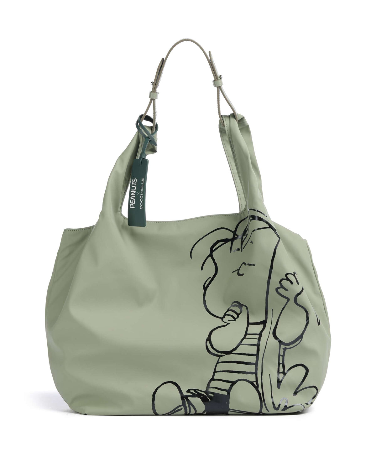 Coccinelle Coccinelle x Peanuts Hobo bag greenery