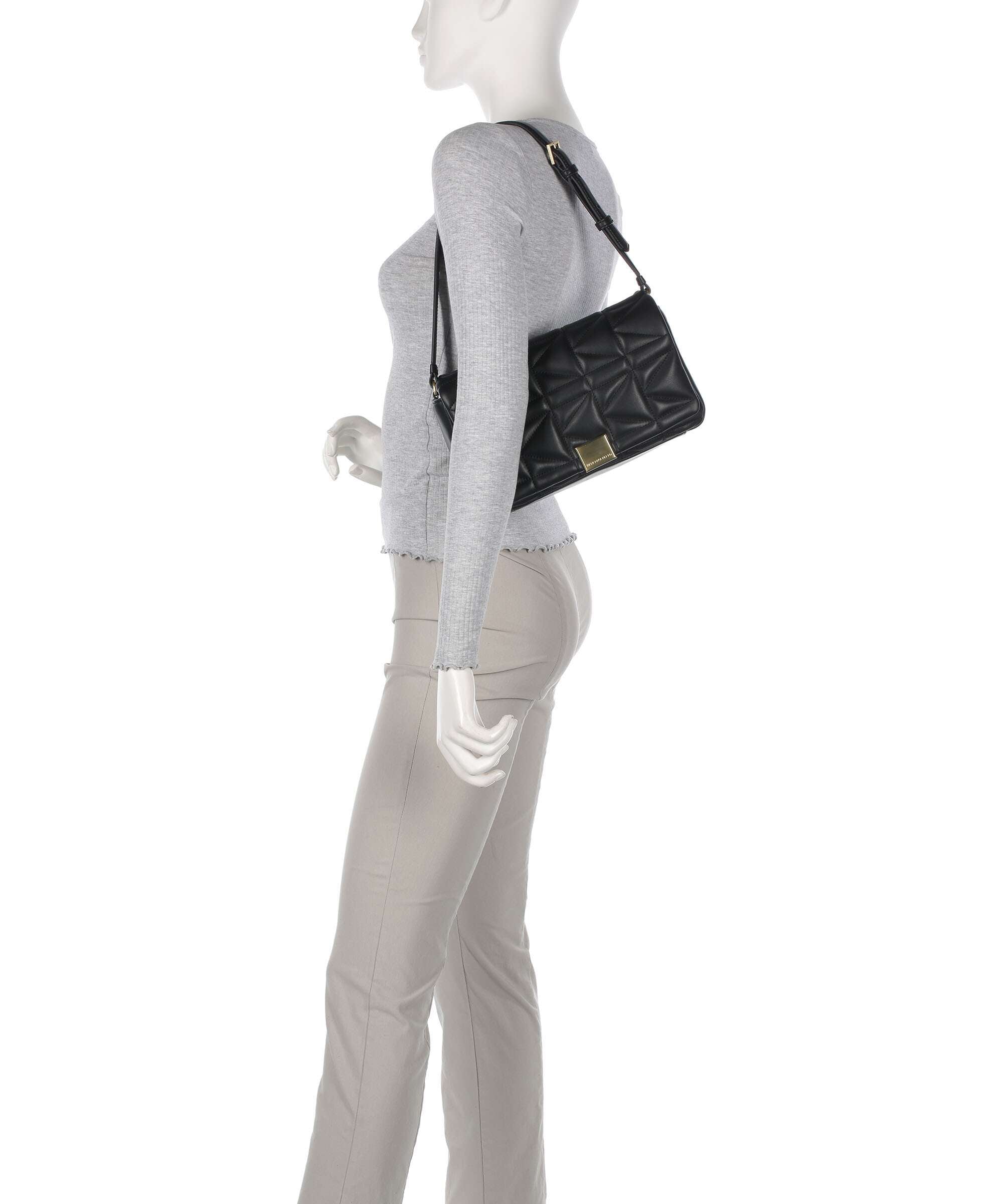 Karl Lagerfeld K/Kuilt Medium Shoulder bag black