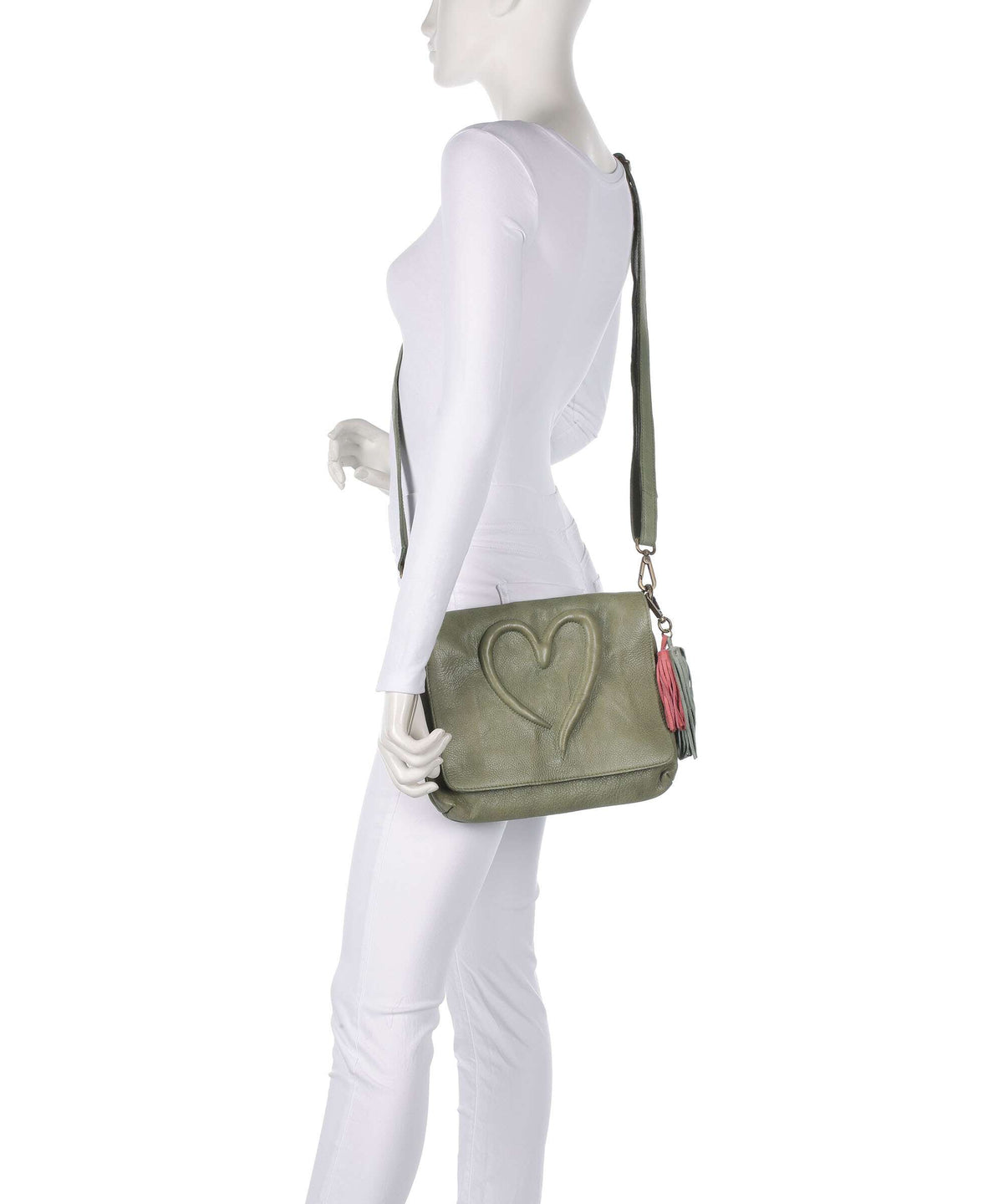Taschendieb Wien Herzweg 3 Crossbody bag green leaf