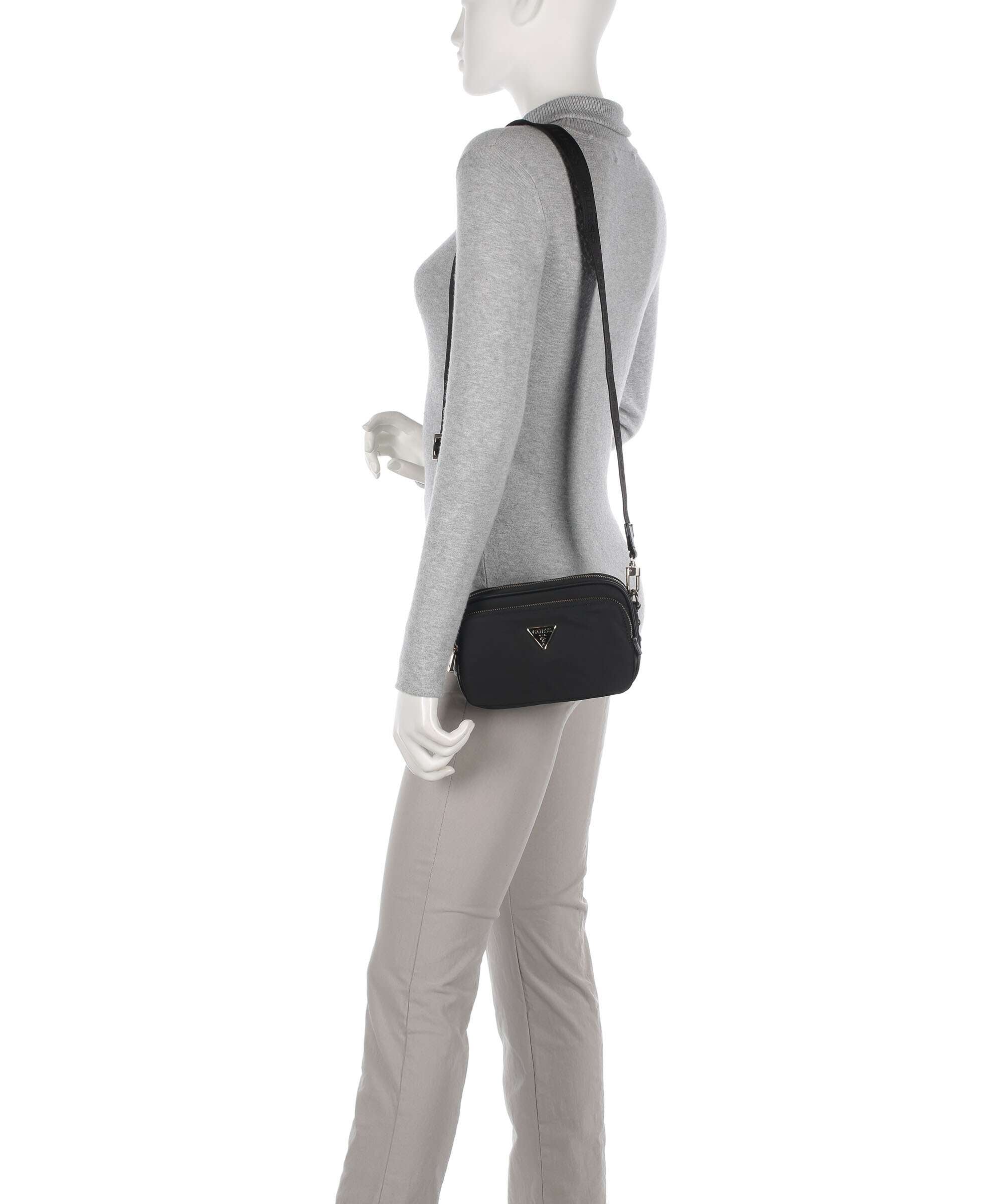 Guess Gemma Eco Crossbody bag black