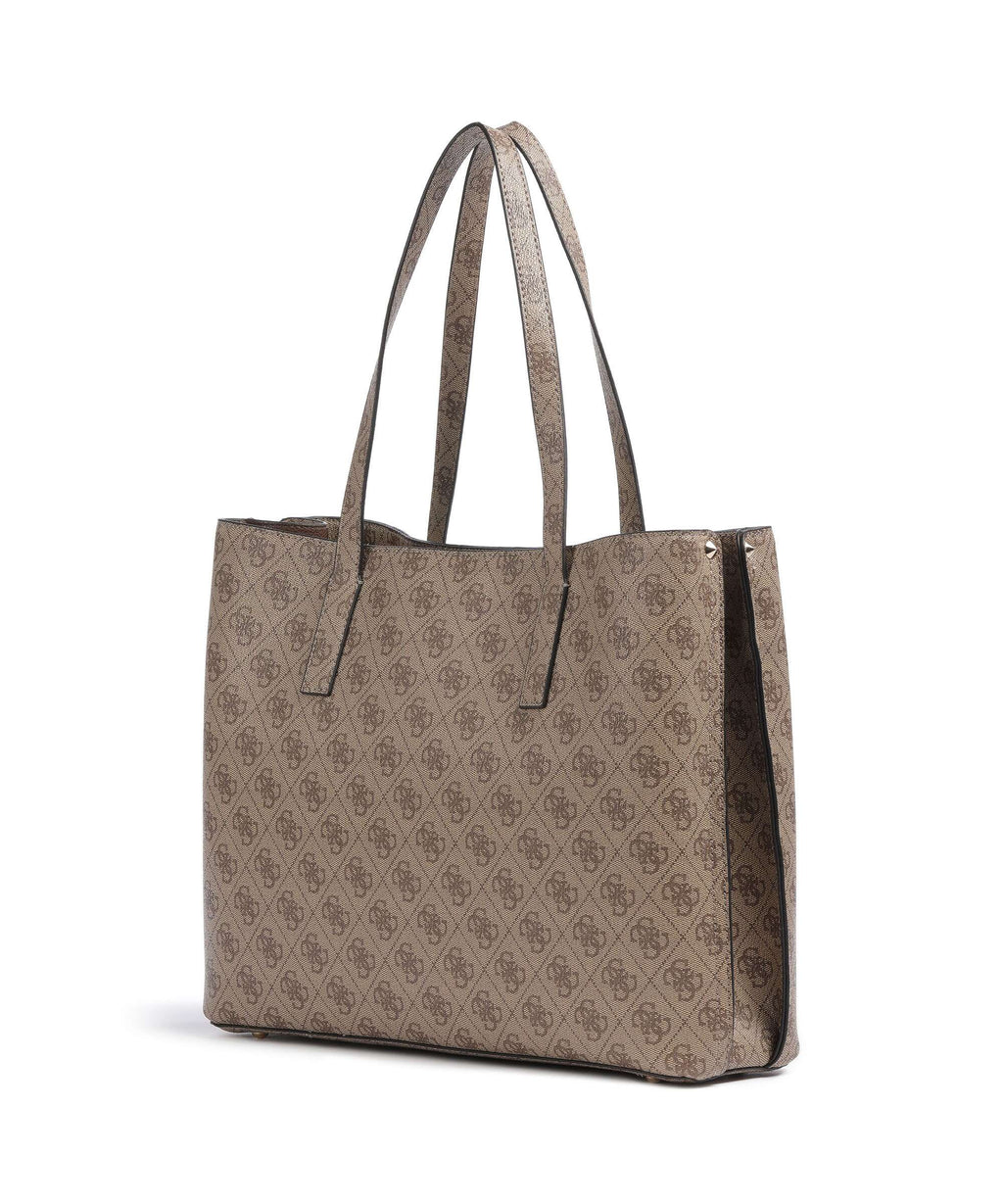 Guess Meridian Tote bag latte logo
