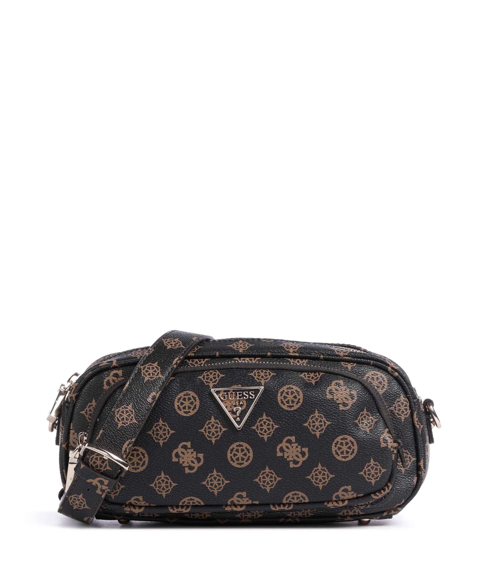 Guess Power Play Crossbody bag mocha logo