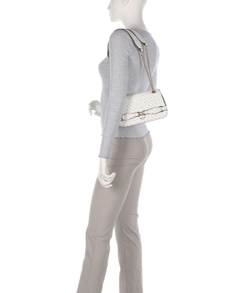 Guess Arlena Shoulder bag white logo