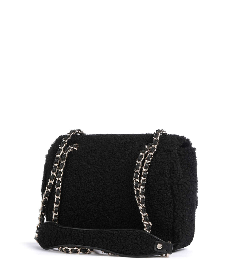 Guess Aslia Shearling Shoulder bag black