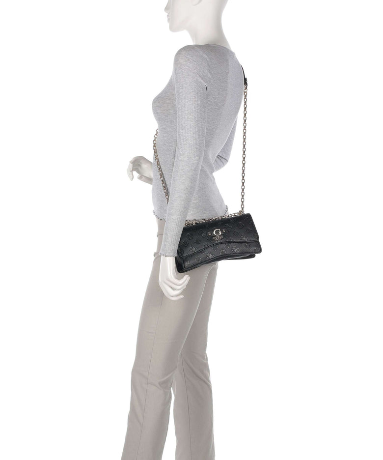 Guess Gerty Peony Shoulder bag black