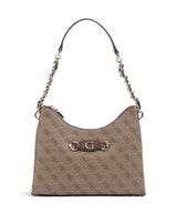 Guess Izzy Sac porté épaule latte logo/brown