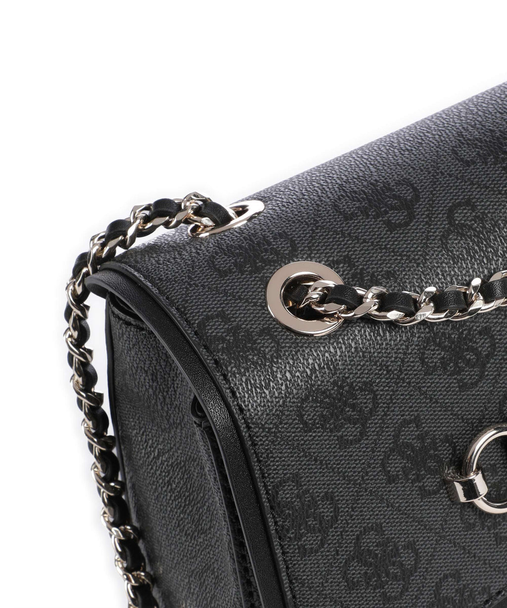 Guess Izzy Shoulder bag coal logo