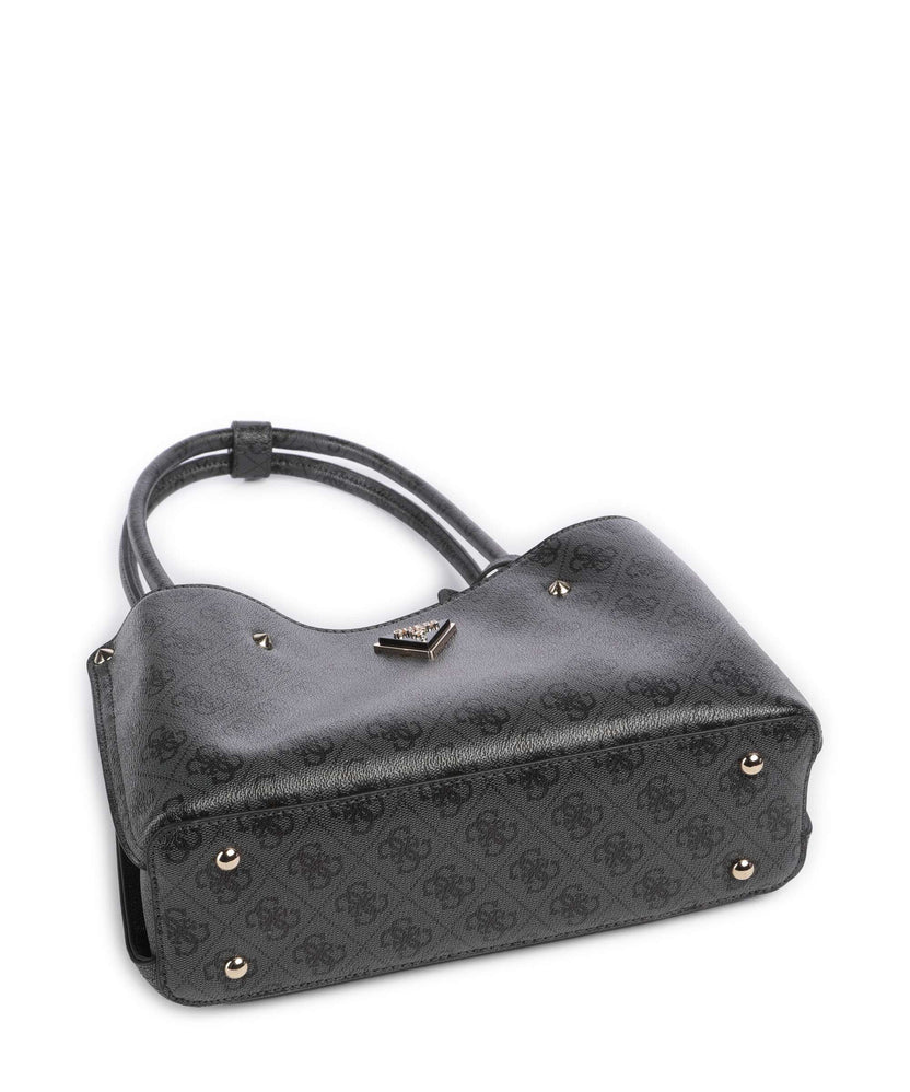 Guess Meridian 4G Logo Shoulder bag coal logo