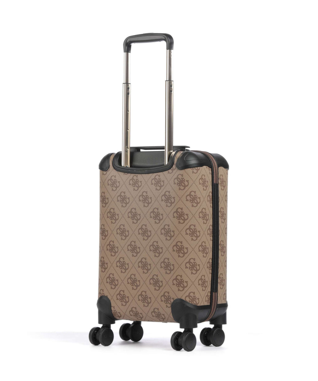 Guess Berta 4G Logo Spinner (4 wheels) latte logo/brown