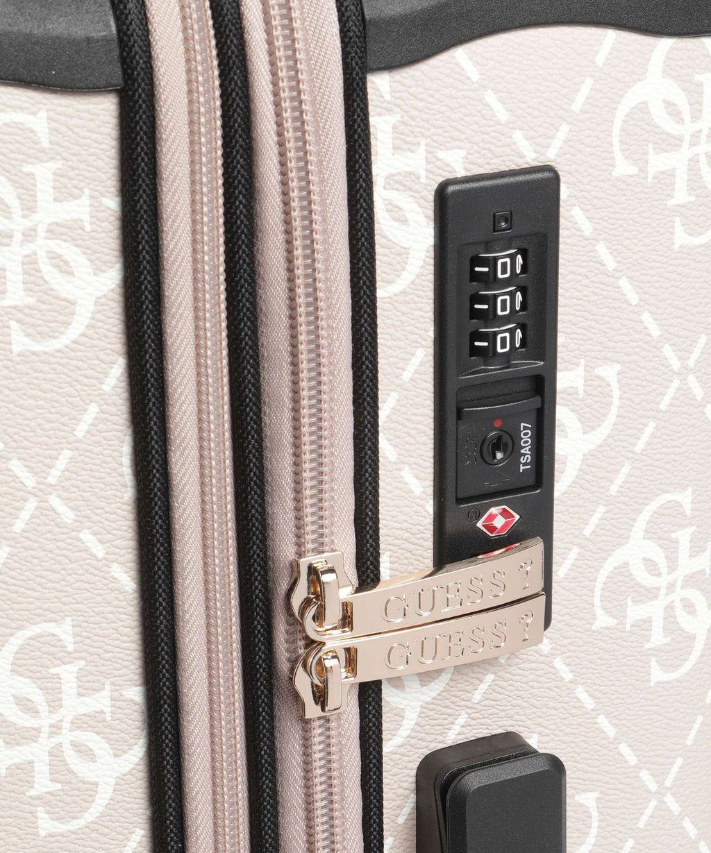 Guess Berta Maxi 4G Spinner (4 wheels) sand logo