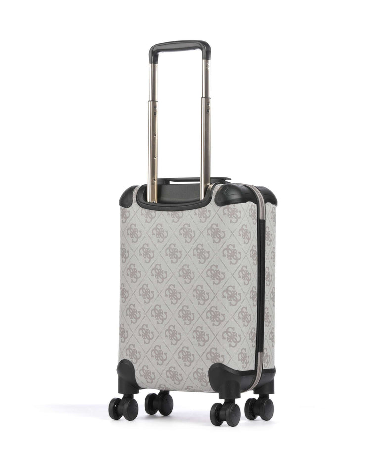 Guess Berta 4G Logo Spinner (4 wheels) dark taupe logo