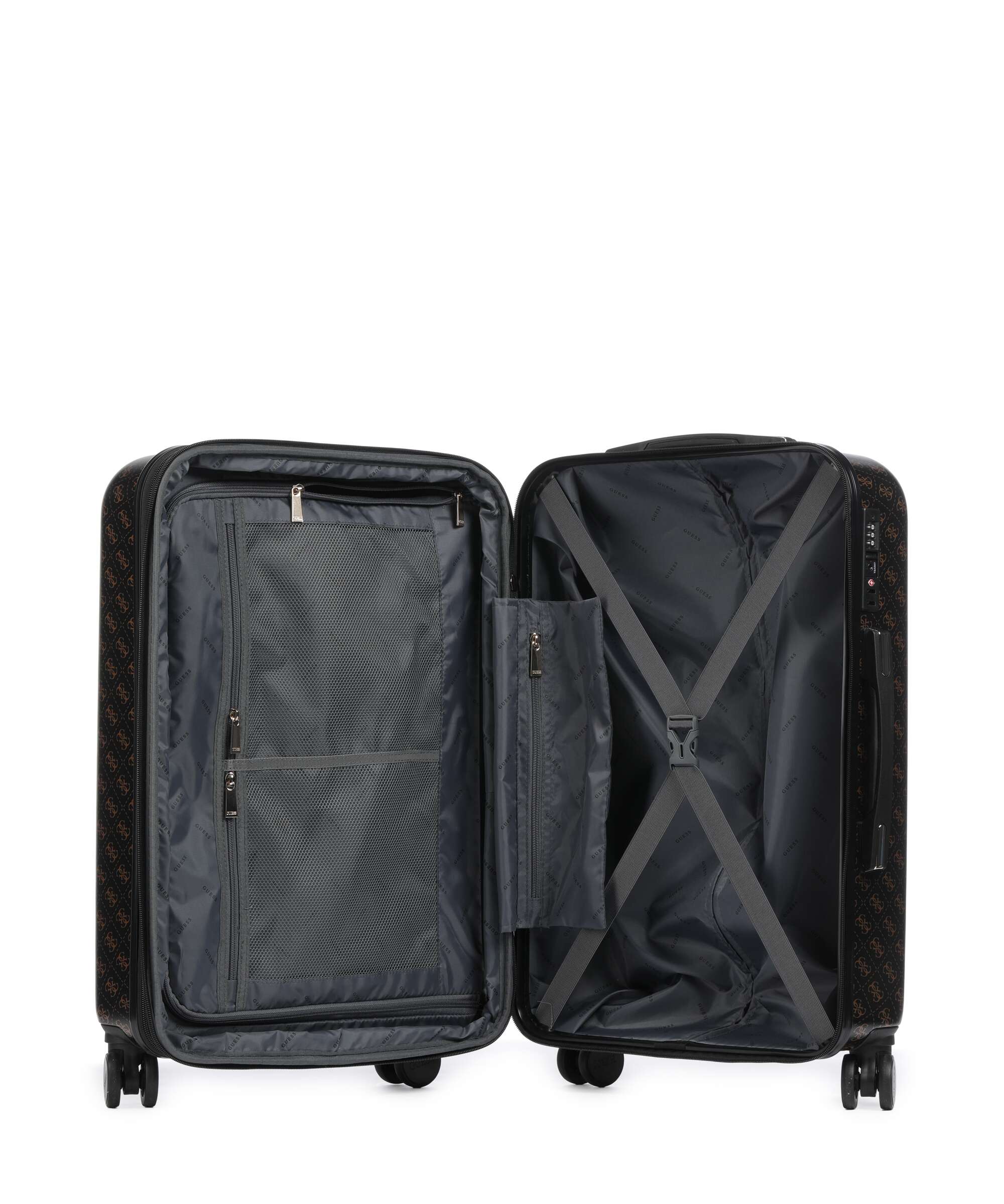 Guess Jesco Spinner (4 wheels) brown