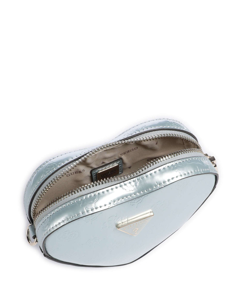 Guess Arnela Crossbody bag powder blue logo