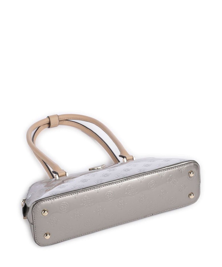 Guess Arnela Shoulder bag pewter logo