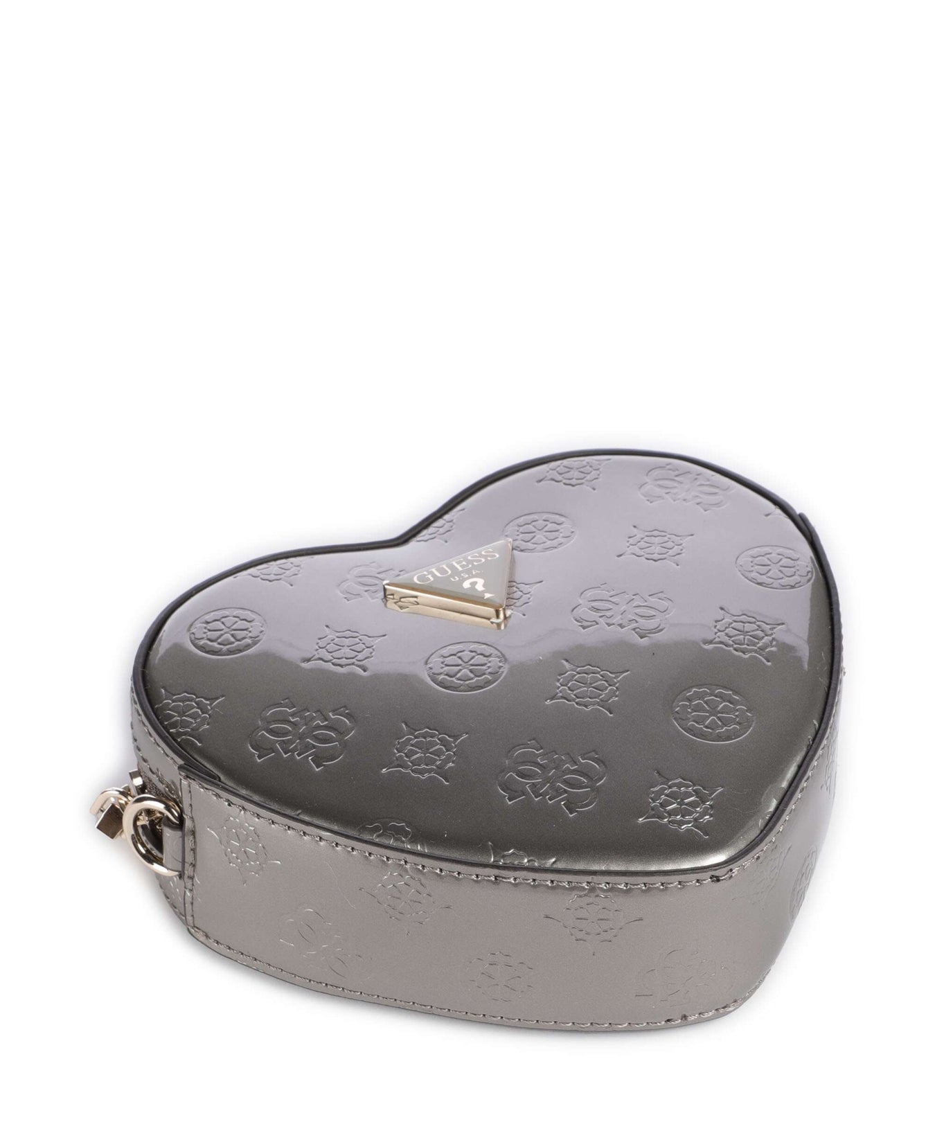 Guess Arnela Crossbody bag pewter logo
