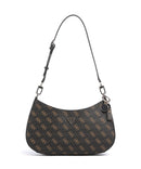 Guess Noelle Q Logo Sac porté épaule brown logo