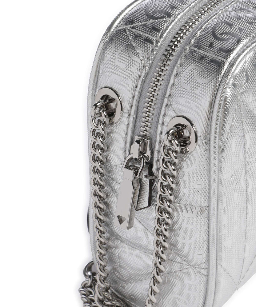 Guess Aldina G-Shine Crossbody bag silver