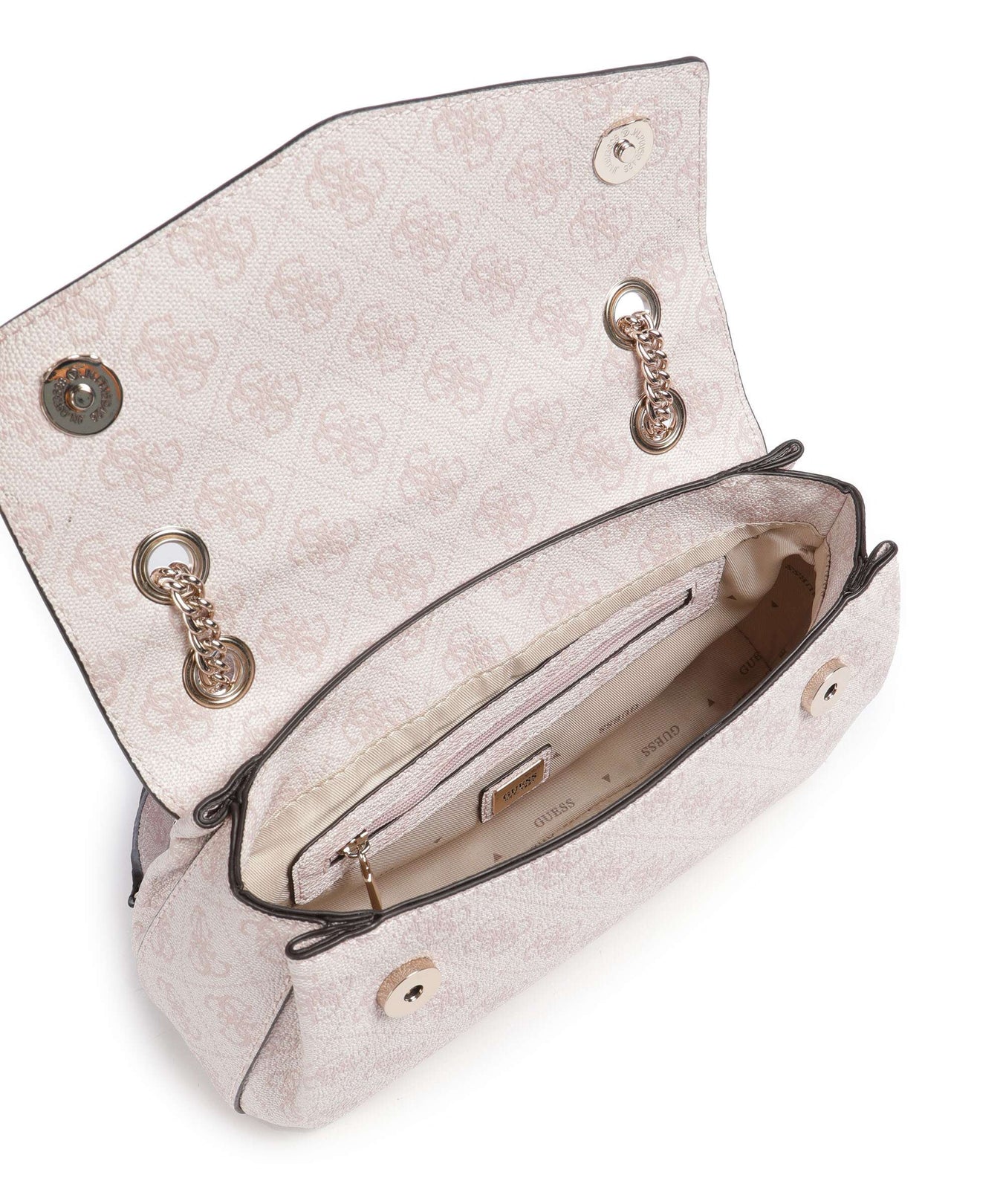 Guess Katya 4G Logo Shoulder bag rose water logo