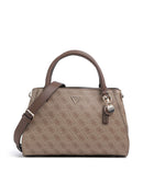 Guess Noelle 4G Logo Sac à main latte logo/brown