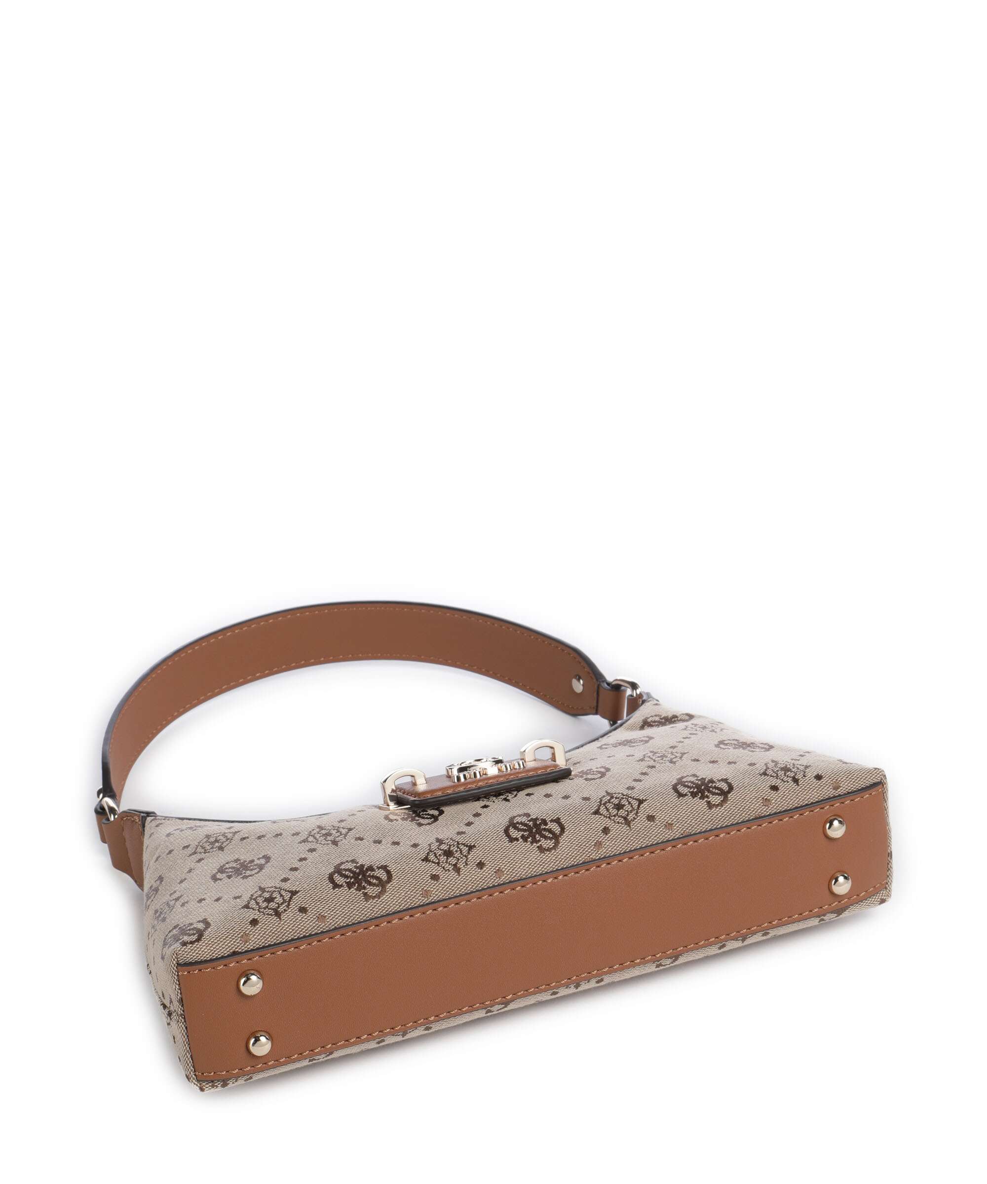 Guess Neda 4G Peony Logo Shoulder bag latte logo