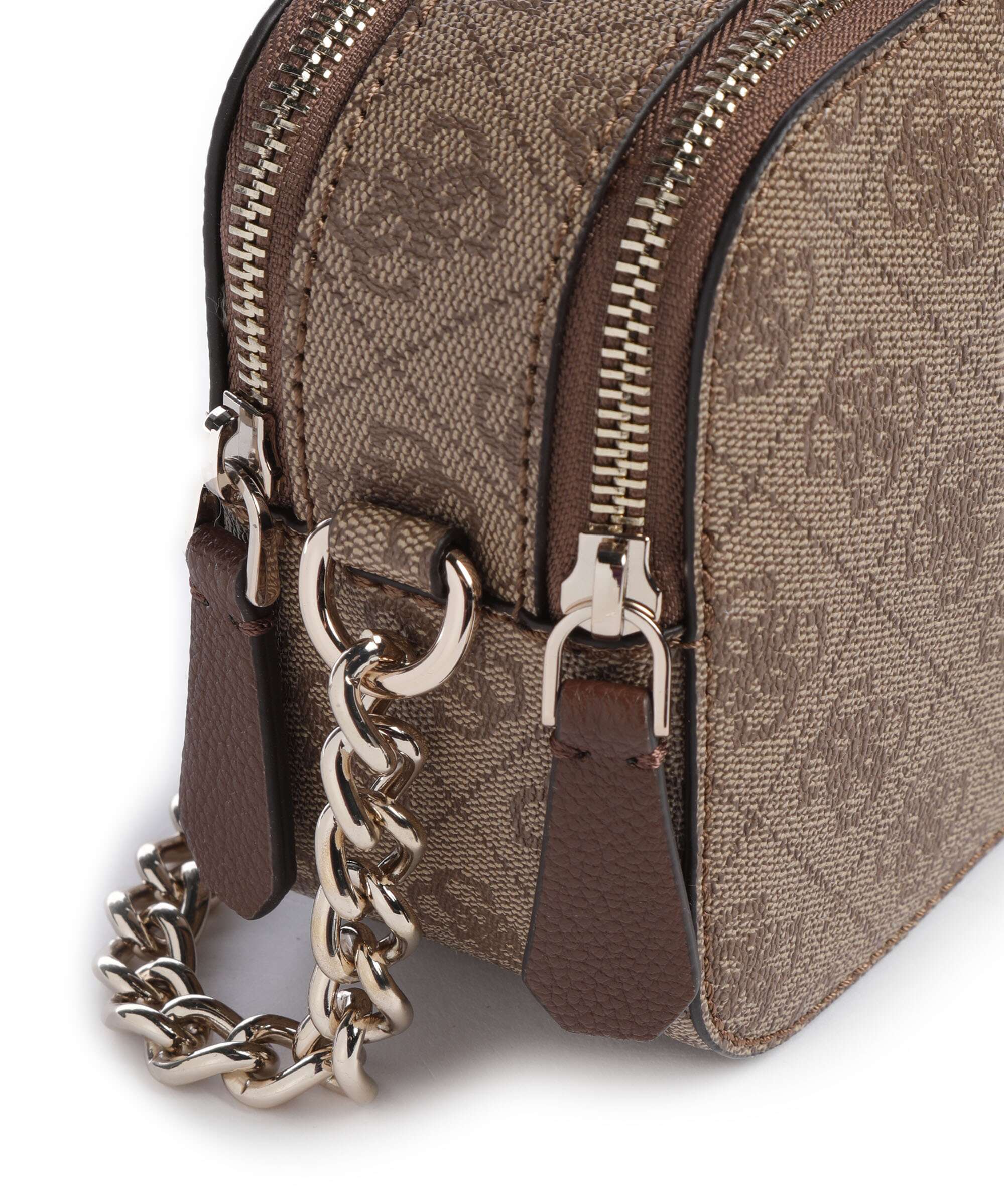 Guess Noelle Crossbody bag latte logo/brown