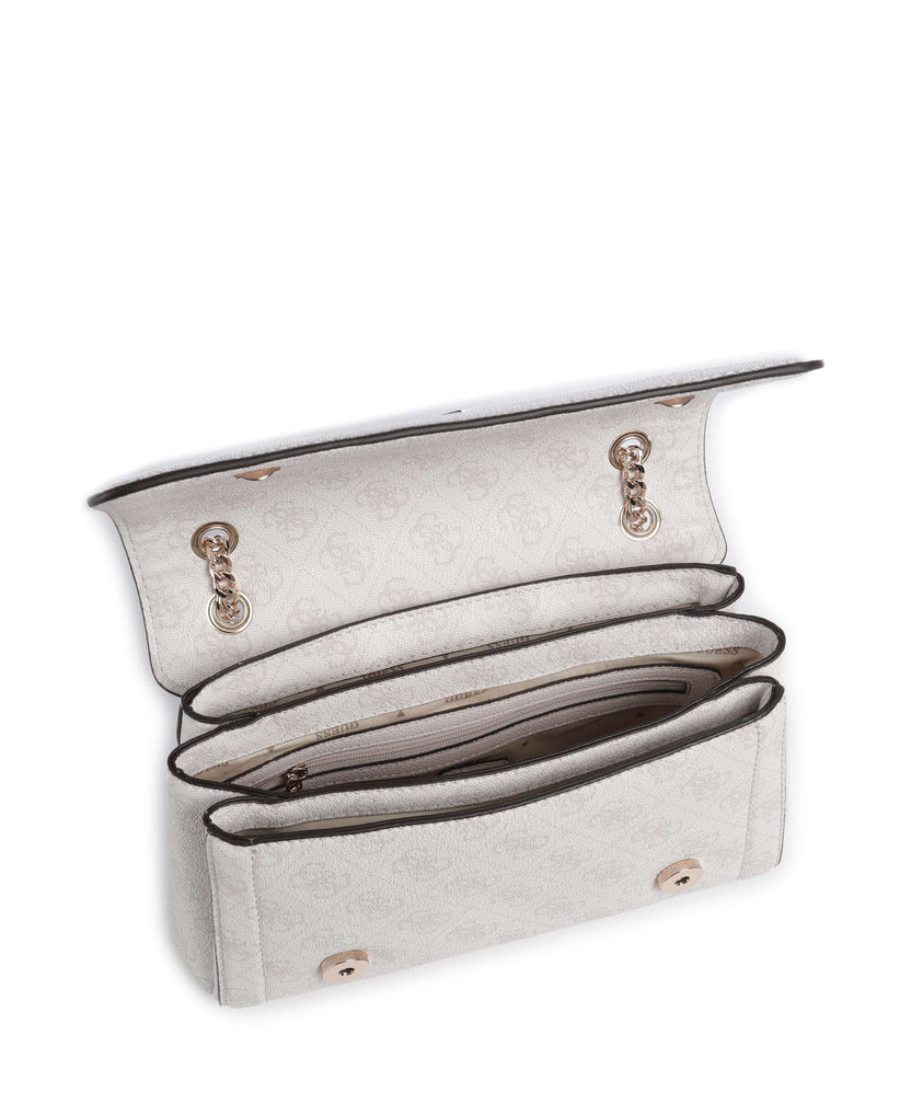 Guess Noelle Shoulder bag white logo