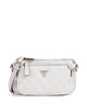 Guess Noelle 4G Logo Sac porté épaule white logo