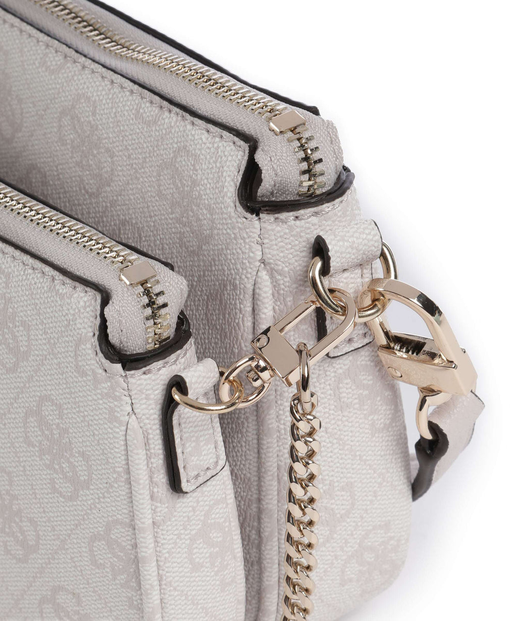 Guess Noelle 4G Logo Shoulder bag white logo