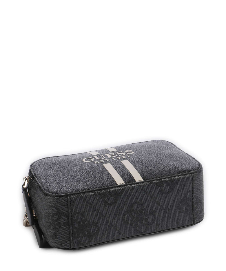 Guess Noelle 4G Logo Crossbody bag coal logo