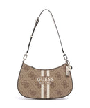 Guess Noelle 4G Logo Sac porté épaule latte logo
