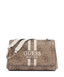 Guess Noelle 4G Logo Sac porté épaule latte logo
