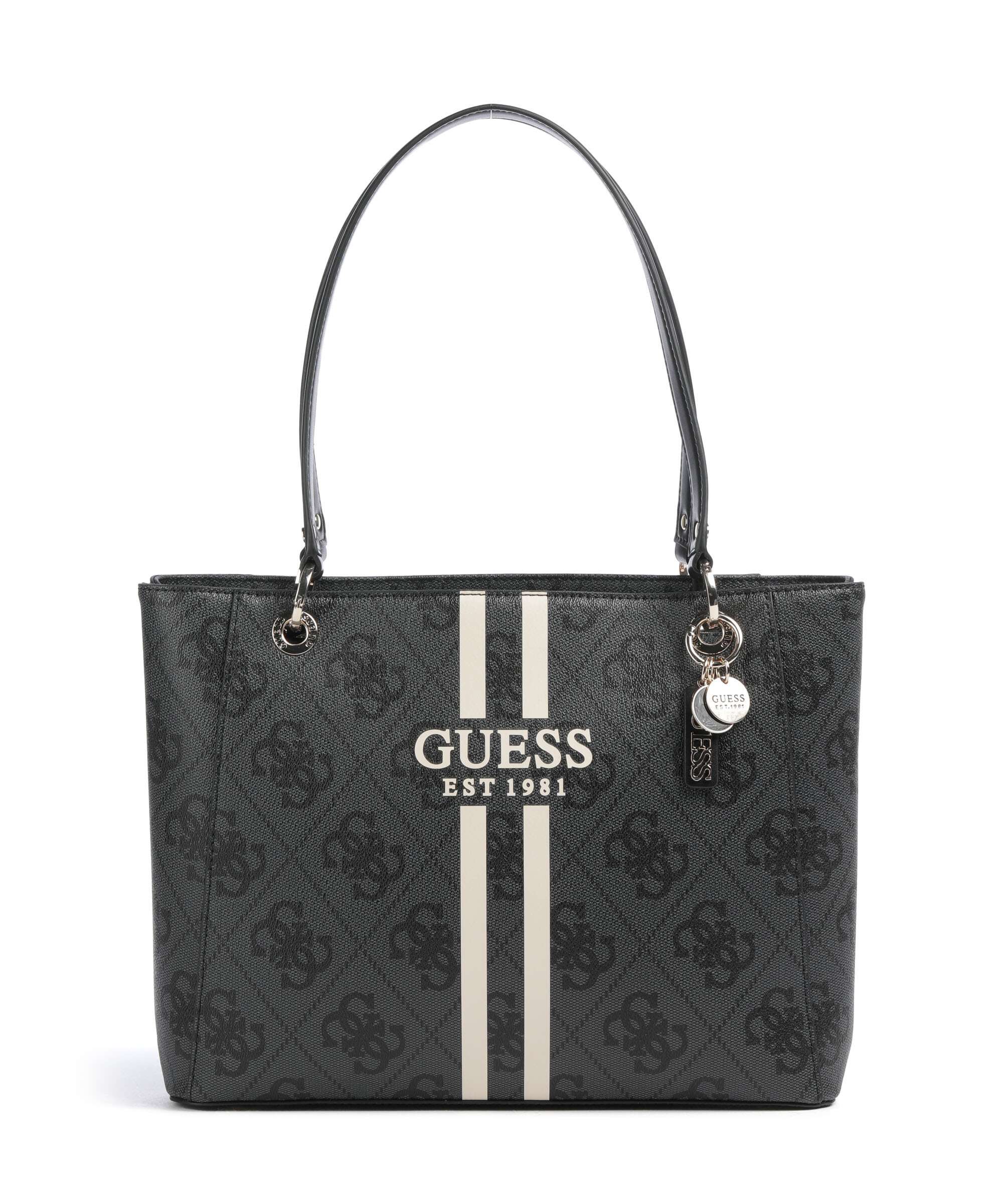 Guess Noelle 4G Logo Tote bag coal logo