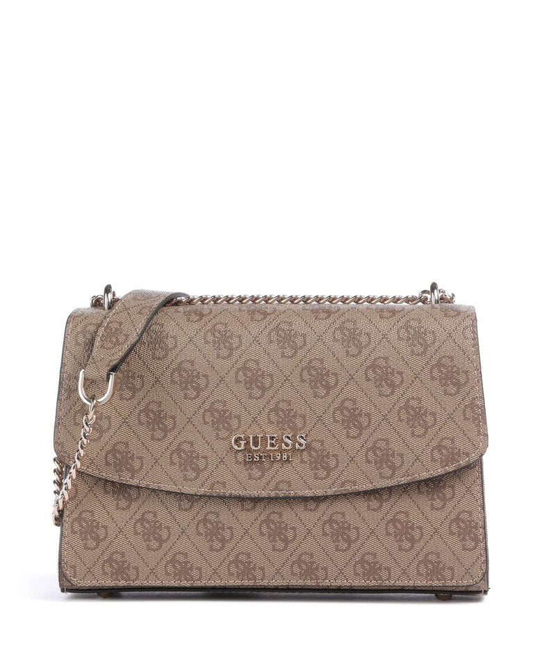 Guess Calista Shoulder bag latte logo