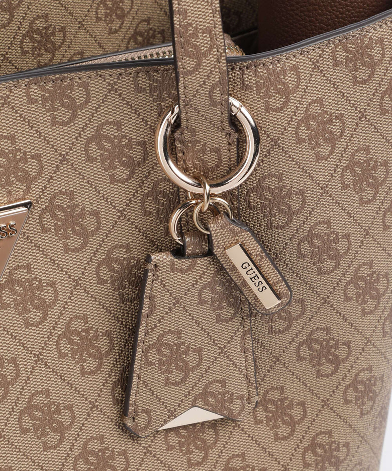 Guess Meridian Tote bag latte logo