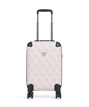 Guess Berta 4G Logo Valise 4 roues rose water logo