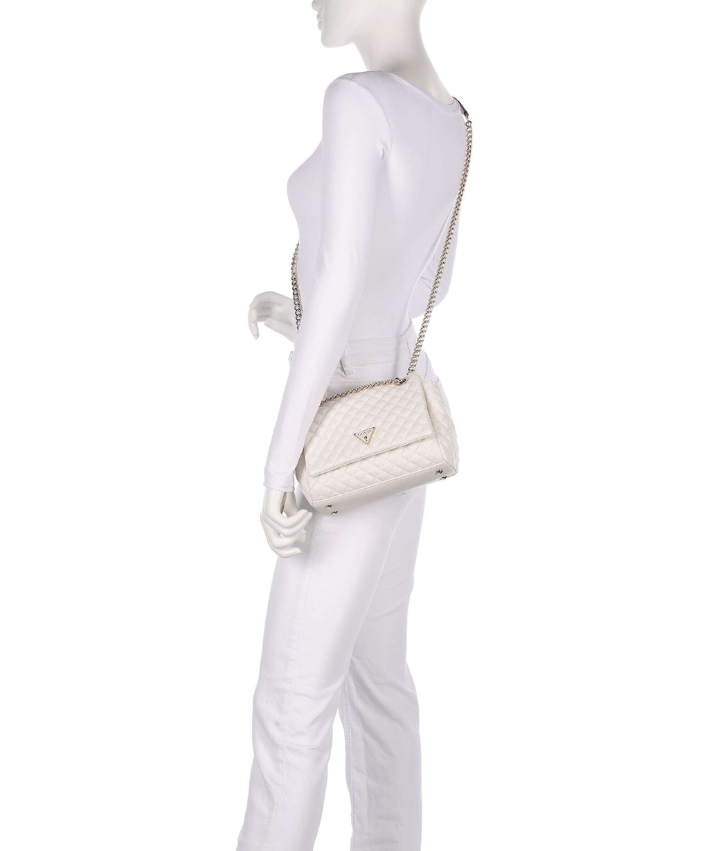 Guess Everlee Shoulder bag offwhite