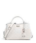 Guess Phoebe Peony Debossed Handbag offwhite logo