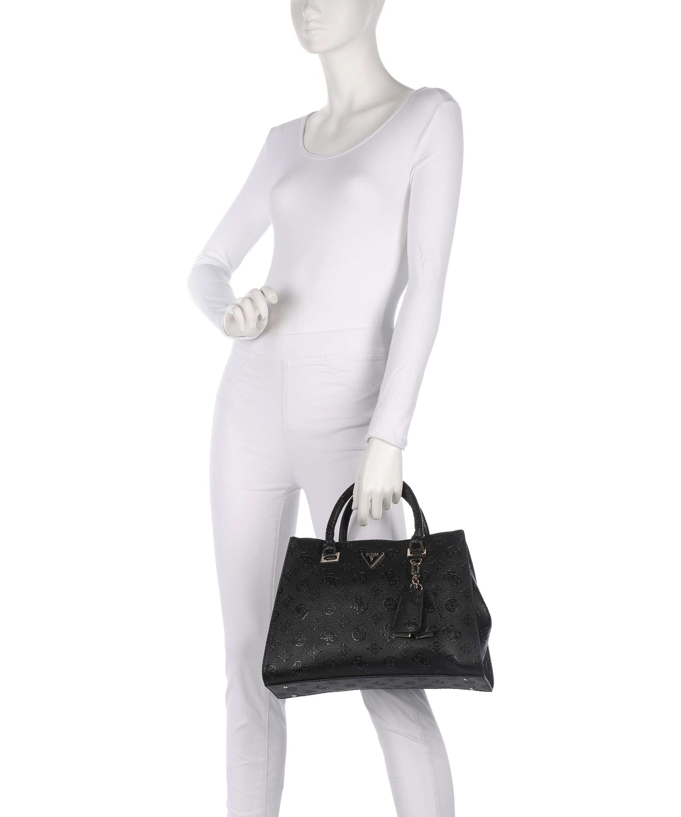 Guess Cresidia Handbag black logo