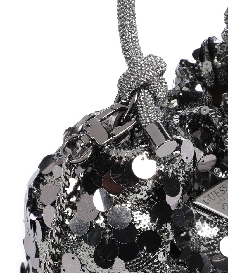 Guess Holiday Bucket bag pewter